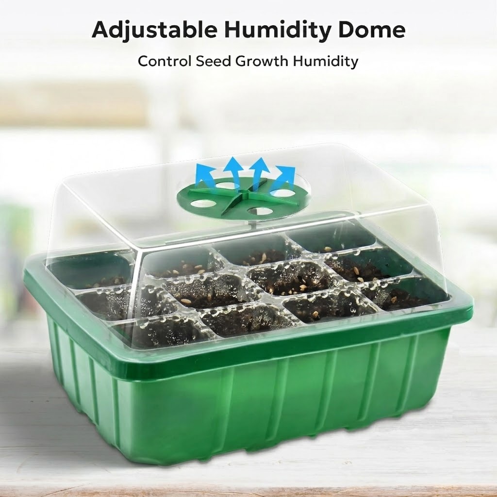 Humidity Dome Kit - Kits de Bandejas Elevadas para Germinação
