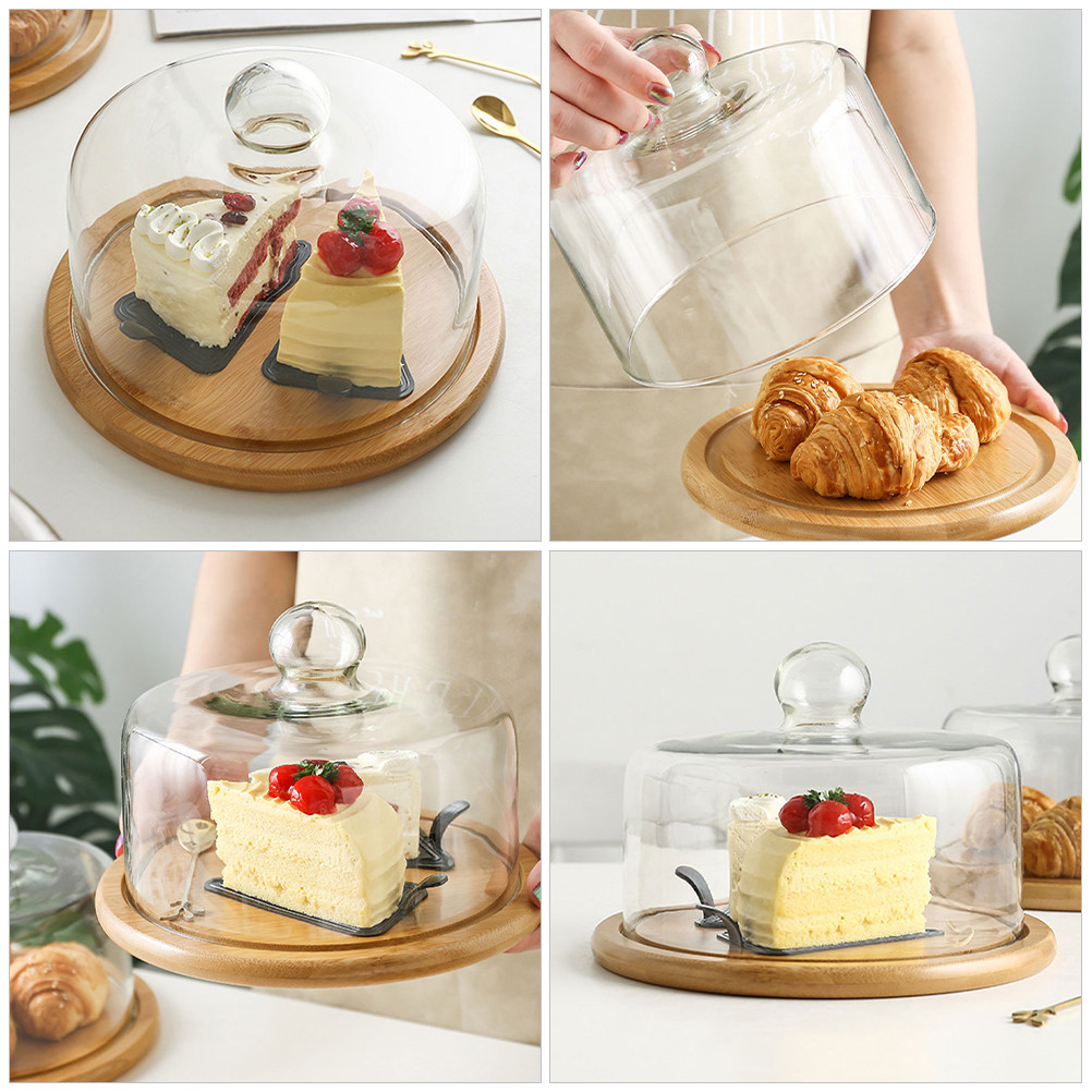 Cúpula de Vidro para Bolo de 1 - Plastic Dome Clear avaliação e preço